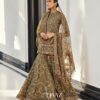 Olive green Gharara Set