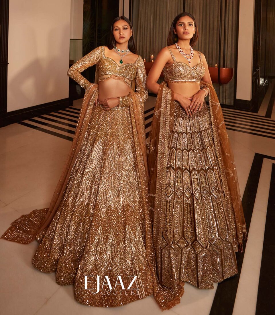 Gold Lehenga Set