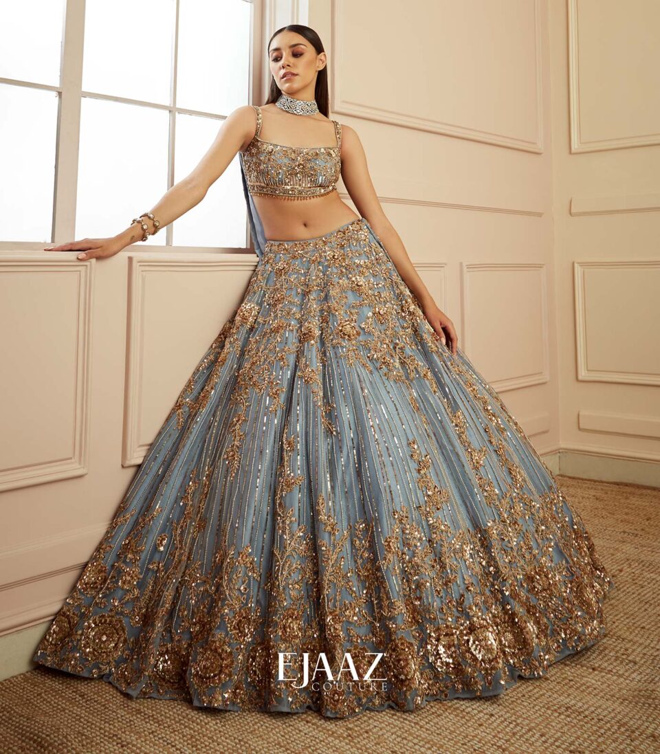 Azure Blue Lehenga Set