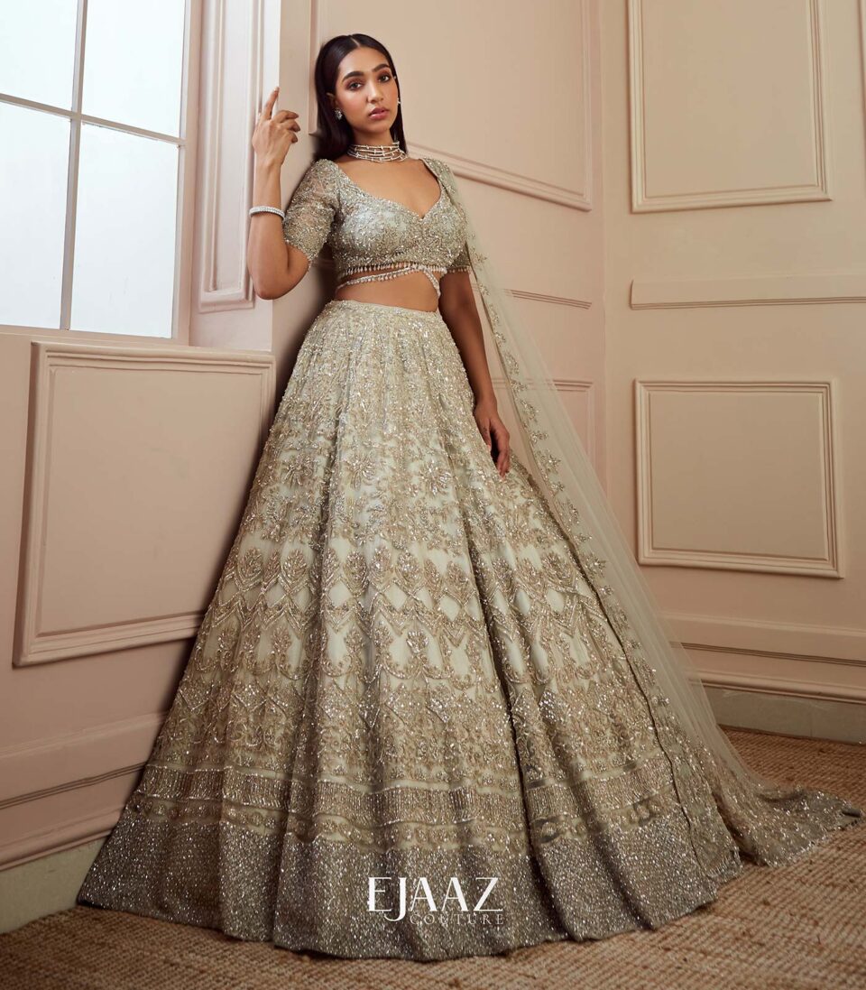 Ice Grey Lehenga